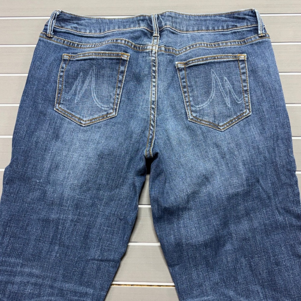 Maurices Womens Slim Bootcut Jeans Size 29 Long Medium Wash Stretch Denim